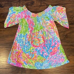 Lilly Pulitzer off the shoulder top